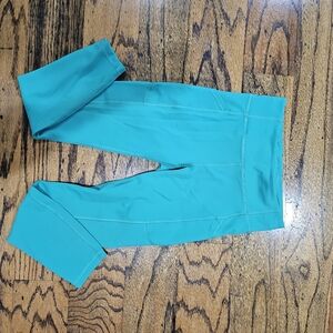 Lululemon Invigorate 25" High Rise Leggings- Maldives Green